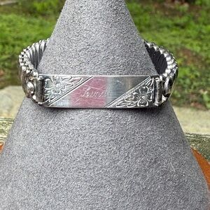 Vintage Sterling ID Bracelet Engraved
